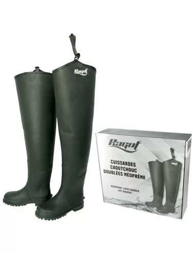 Ragot Stivali Cosciali Pescatore in Gomma e Neoprene Abbigliamento da pesca Ragot