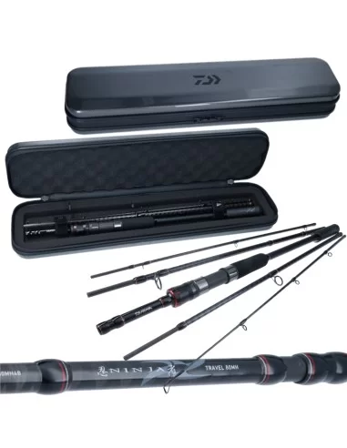 Daiwa Ninja Travel Canna da Pesca da Viaggio con Custodia Canne da pesca Daiwa