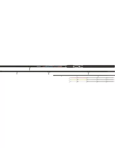 Mistrall Atlantis Ultra Feeder Canna da Pesca con 3 Vette Intercambiabili Canne da pesca Mistrall