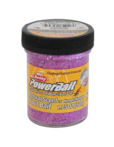 Berkley Powerbait Glitter Trout Bait Pastella per Trote Nymph Esche da pesca Berkley