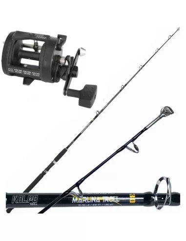 Tatler Combo Pesca Traina Canna Con Carrucola Mulinello Rotante Kit da pesca Tatler