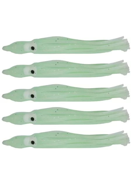 Tatler Octopus Classic Luminoso 5 pz 75 mm Esche Artificiali Tatler