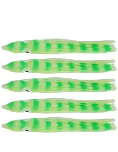 Tatler Octopus Classic Luminous Green 5 pz 75 mm Esche Artificiali Tatler