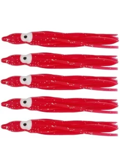 Tatler Octopus Classic Red 5 pz 75 mm Esche Artificiali Tatler