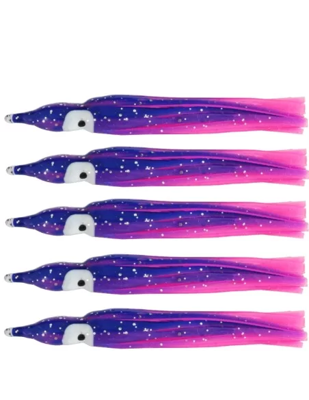 Tatler Octopus Classic Pink 5 pz 75 mm Esche Artificiali Tatler