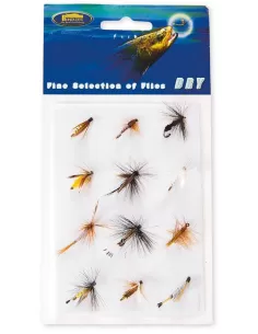 Kit mosche Galleggianti 12 pz Pesca a mosca Lineaeffe 2