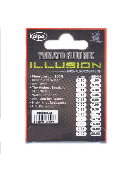Kolpo Fluorocarbon Puro Illusion 50 mt Kolpo Fishing Lines