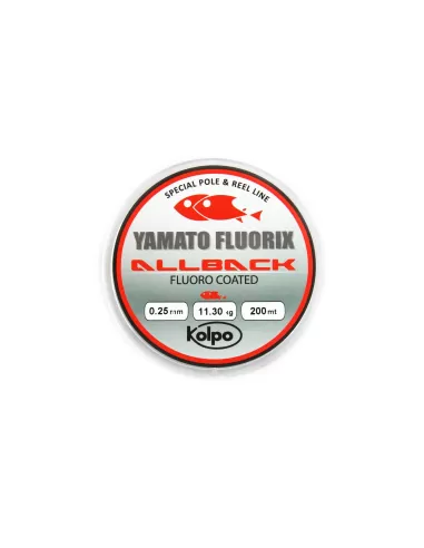 Filo Fluoro Coated 200 mt Speciale Mulinello Allback kolpo Fili da pesca Kolpo