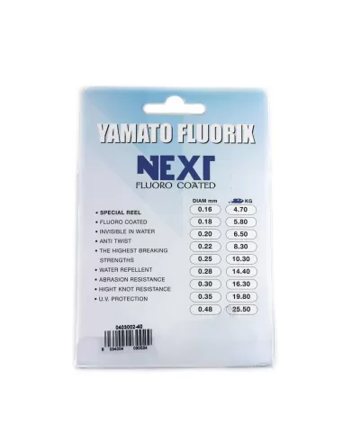 Filo Fluoro Coated 300 mt Speciale Mulinello Next kolpo Fili da pesca Kolpo