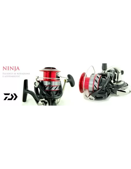 Daiwa Mulinelli Ninja Mulinello Pesca Frizione Anteriore Mulinelli da Pesca Daiwa