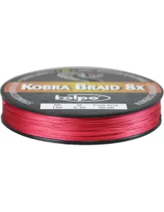 Trecciato Braid 8 Capi Kobra Kolpo Rosso 150 mt Fili da pesca Kolpo 2