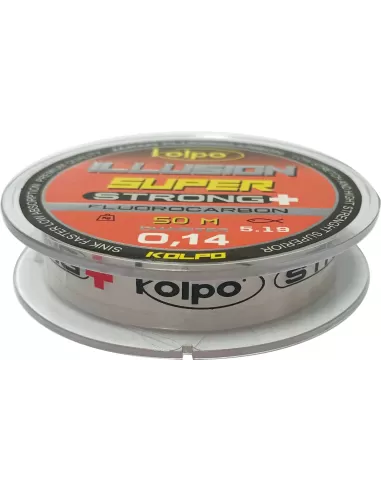 Kolpo Illusion Super Fluorocarbon 50 mt Fili da pesca Kolpo