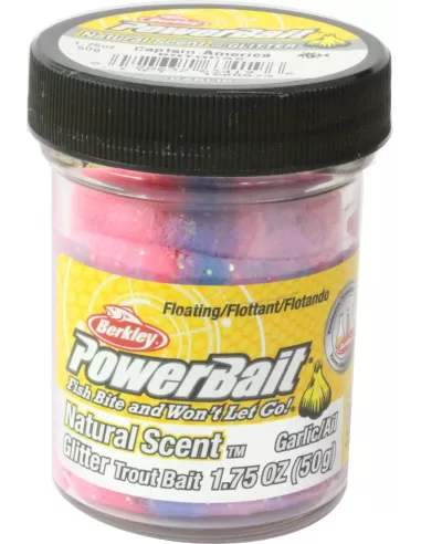 Pasta per Trote Berkley Select Glitter Trout Bait Garlic Esche da pesca Berkley