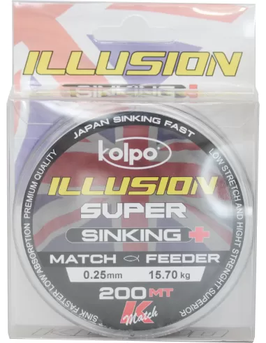 Kolpo Illusion Super Sinking English Fishing Wire 200 mt