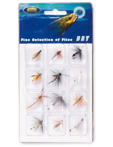 Kit mosche Galleggianti 12 pz Pesca a mosca Lineaeffe