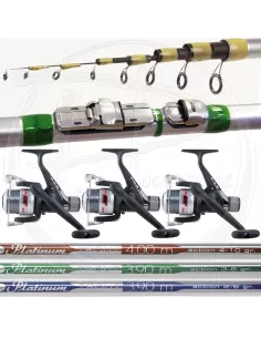 kit trota lago: 3 canne 3 mulinelli Kit da pesca Lineaeffe