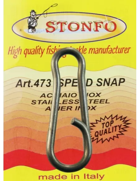 Stonfo Speed Snap in Acciaio Inox 12 pezzi Mare Stonfo