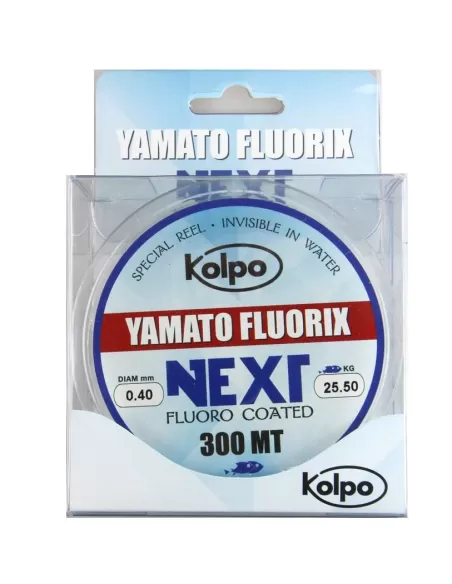 Filo Fluoro Coated 300 mt Speciale Mulinello Next kolpo Fili da pesca Kolpo