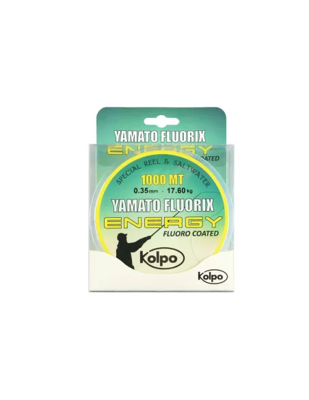 Filo Fluoro Coated 1000 mt Speciale Mulinello Kolpo Energy Fili da pesca Kolpo