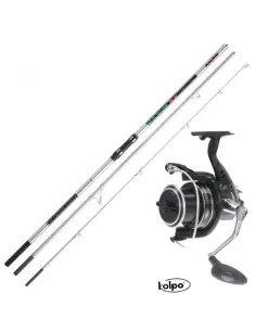 Canna da Pesca 4.20 3 Pezzi con Mulinello da Pesca Surf Casting Canne da pesca Kolpo