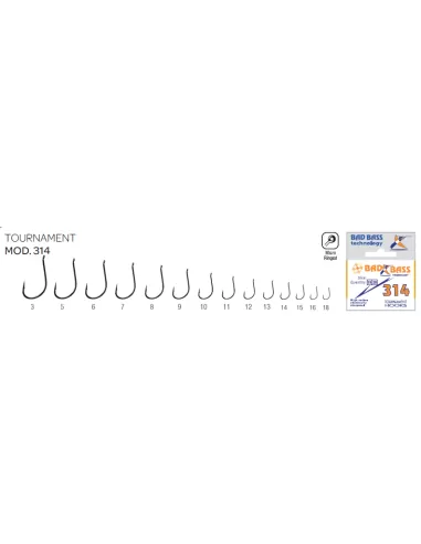 314 Bad Bass Tournament fishing hooks Bad Bass