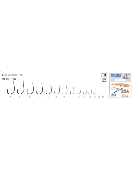 Ami da Pesca Bad Bass 314 Tournament Bad Bass Ami sfusi Bad Bass