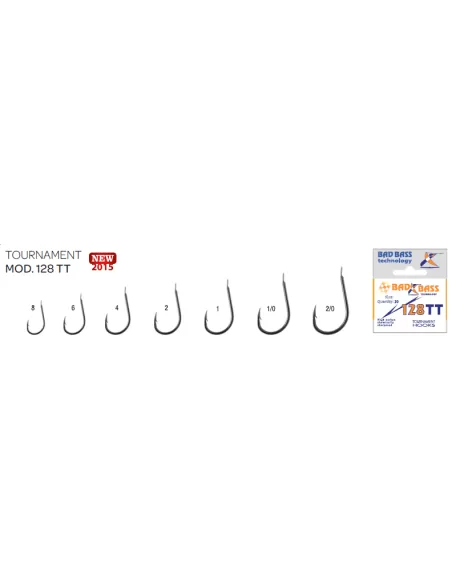 Fish hooks Bad Bass 128 TT Tournament Surf Casting