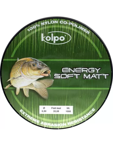 Filo da Pesca Energy Soft Matt Special Carp Kolpo 1000mt Fili da pesca Kolpo