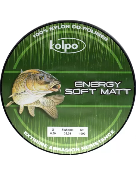 Fishing Line Energy Soft Matt Special Carp Kolpo 1000mt Fishing Lines Kolpo