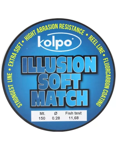 Filo da Pesca Illusion Soft Match 150 mt Fili da pesca Kolpo