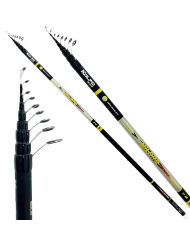 Kolpo Milord Canna da Pesca Bolognese In Carbonio Alto Modulo Canne da pesca per professionisti e principianti Kolpo