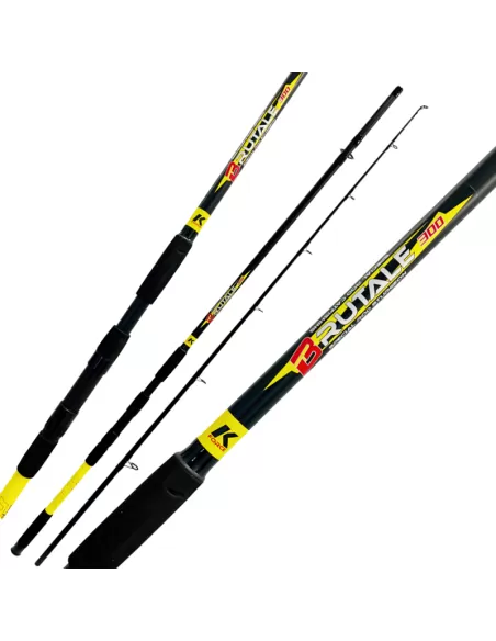 Kolpo Brutale Canna da Pesca Storione Siluro 200 600 gr 3 mt Canne da pesca per professionisti e principianti Kolpo