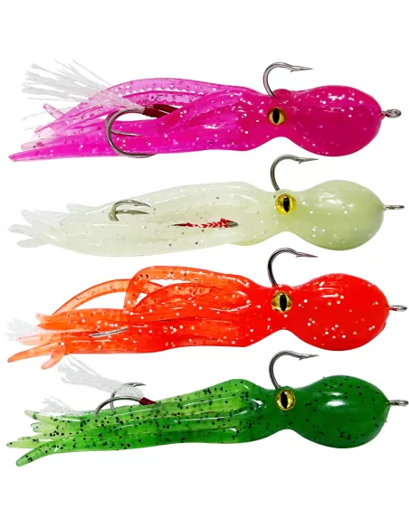 Yamashiro Octpus Piombato with Double Assist and Hook 24 gr