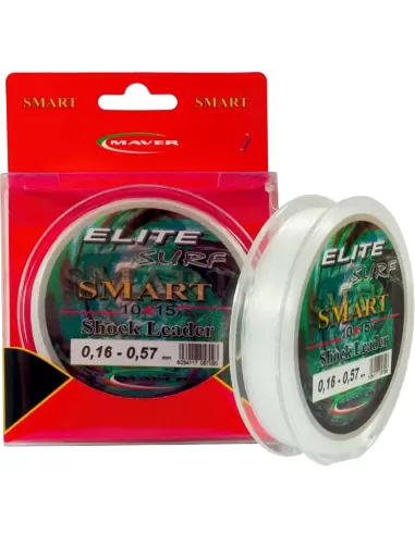 Maver Smart Elite Shock Leader 10pz da 15 metri Fili da pesca Maver