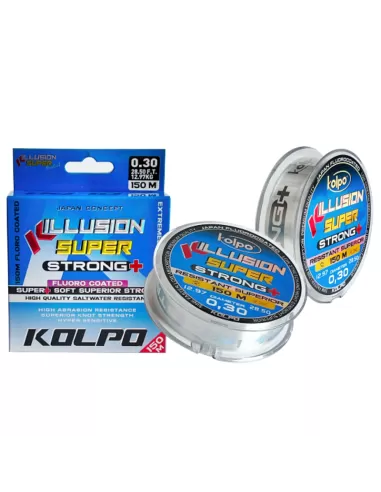 Kolpo Killusion Super Strong+ Filo da Pesca Fluorocoated Resistant Superior 150 mt Fili da pesca Kolpo