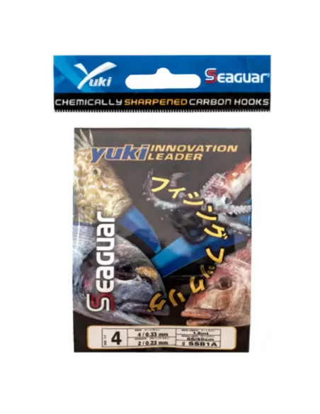 Yuki Ready Line with Seaguar thread hooks 8 line 0.50 terminal 0.26 Yuki Ready Lines