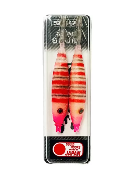 Seika mini squid soft silk per la pesca di calamari e seppie 9 cm 2pz col.204 Totanare e polpare Seika