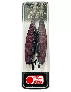 Seika mini squid soft silk per la pesca di calamari e seppie 9 cm 2pz col.205 Totanare e polpare Seika