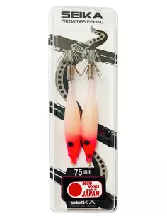 Seika mini squid soft silk per la pesca di calamari e seppie 7.5 cm 2pz col.42 Totanare e polpare Seika