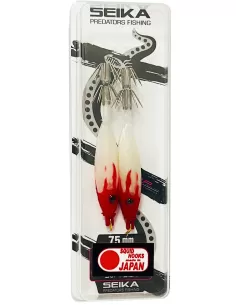 Seika mini squid soft silk per la pesca di calamari e seppie 7.5 cm 2pz col.203 Totanare e polpare Seika