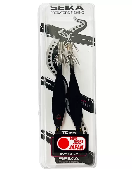 Seika mini squid soft silk per la pesca di calamari e seppie 7.5 cm 2pz col.206 Totanare e polpare Seika