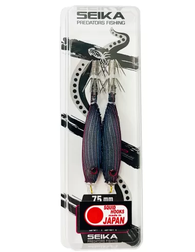 Seika mini squid soft silk per la pesca di calamari e seppie 7.5 cm 2pz col.205 Totanare e polpare Seika