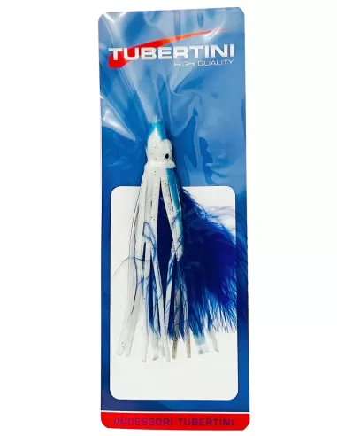 Tubertini Marabou Octopus artificial bait for light trolling 10 cm blue Tubertini Trolling