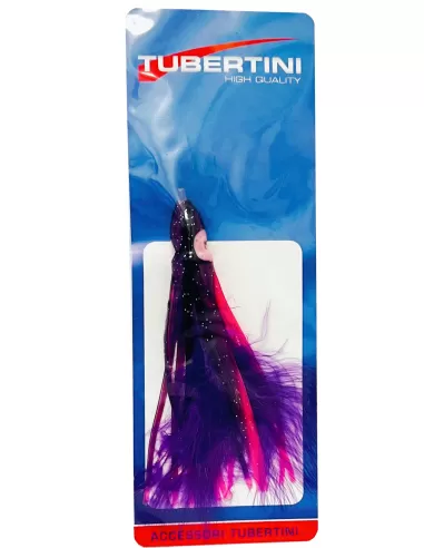 Tubertini Marabou Octopus esca artificiale per la traina leggera 10 cm purple Traina Tubertini