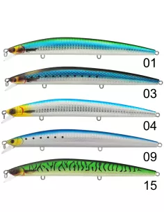 Seika Warrior SF175 TW Artificiale Long Jerk azione slow floating 31gr 175mm Esche Artificiali Minnow Seika