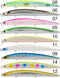 Seika Warrior SF150 LC Artificiale Jerk azione floating 18gr 150mm Esche Artificiali Minnow Seika