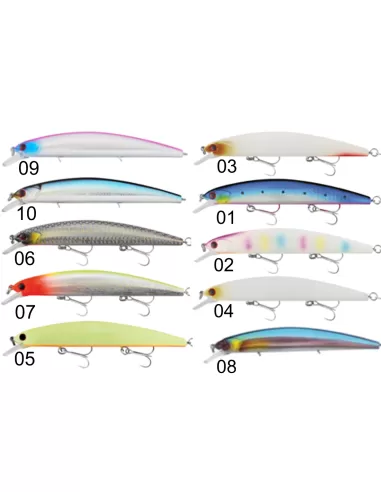 SEIKA Rebellion artificiale da spinning 130MM 19GR SINKING Esche Artificiali Minnow Seika