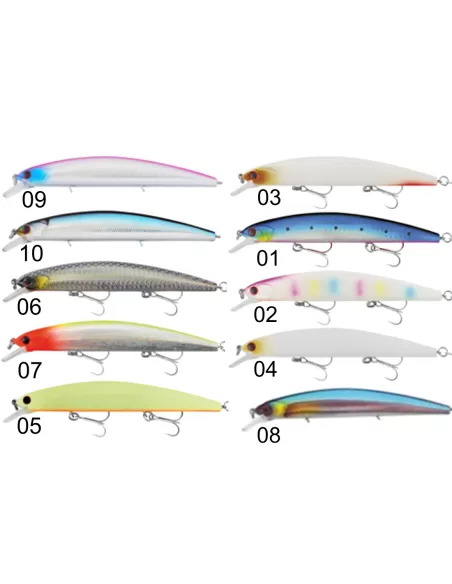 SEIKA Rebellion artificiale da spinning 130MM 19GR SINKING Esche Artificiali Minnow Seika