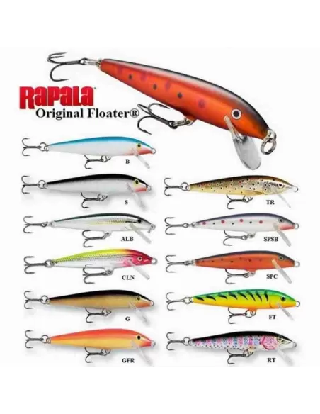 Rapala spinning Original Floating 5 cm Esche Artificiali Rapala