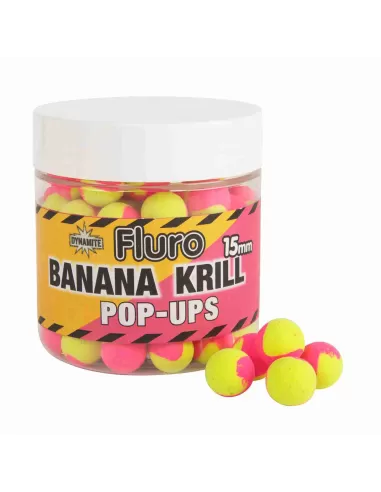 Dynamite Fluoro Pop Up Due Gusti 15 mm Carpfishing Dynamite